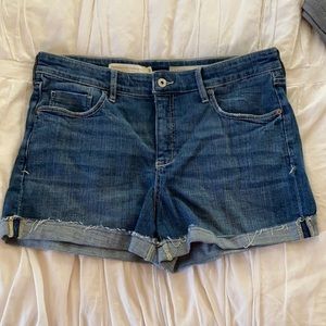 Anthropologie slim boyfriend Jean shorts NWOT